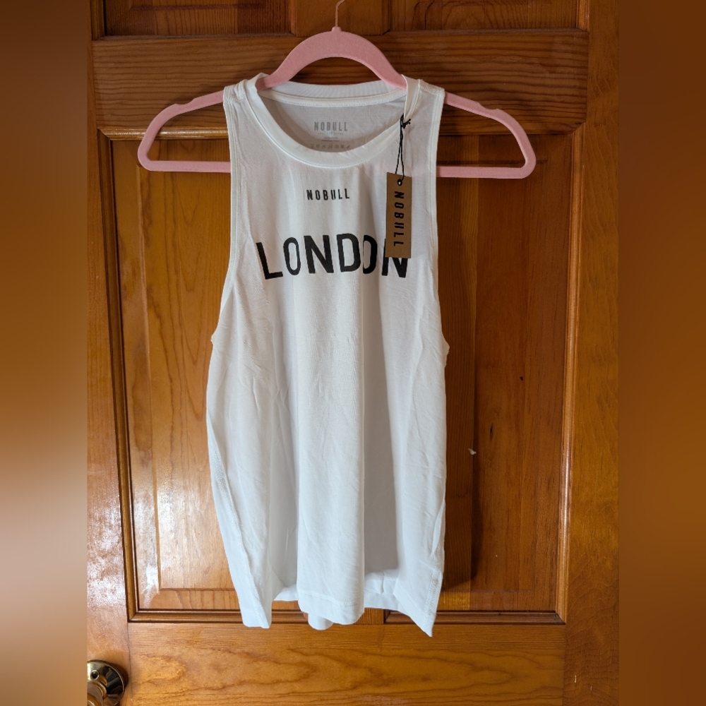 NOBULL White London Graphic Tank